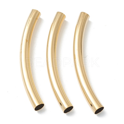 Brass Tube Beads KK-Y003-90O-G-1