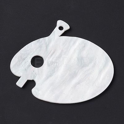 Acrylic Disc Big Pendants SACR-G015-F01-1