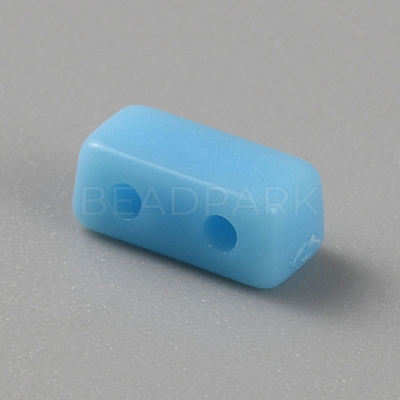 Opaque Acrylic Beads SACR-WH0011-10E-1