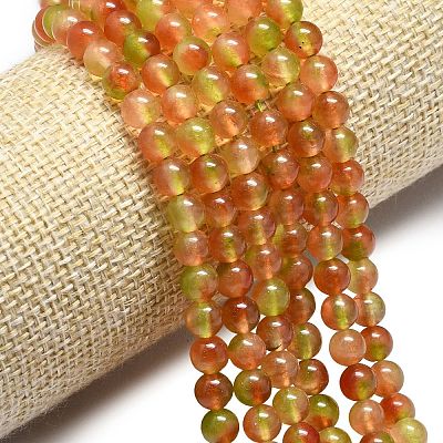 Natural Malaysia Jade Beads Strands G-L645-C01-4mm-25-1