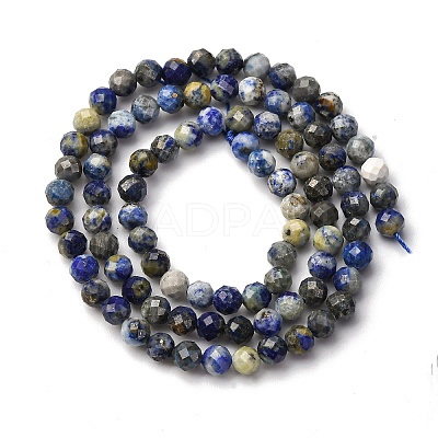 Natural Lapis Lazuli Beads Strands G-RM2025-A41-4mm-B-1