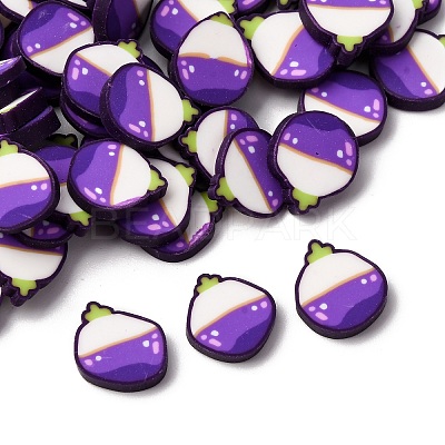 Handmade Polymer Clay Cabochons CLAY-B007-03G-1