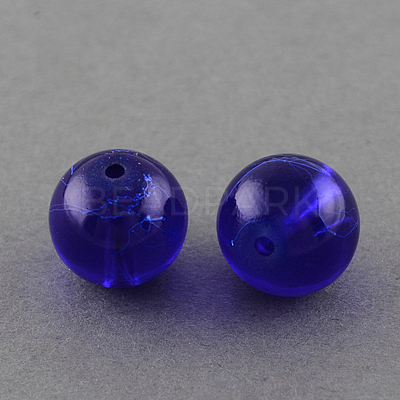 Drawbench Transparent Glass Beads Strands X-GLAD-Q012-6mm-22-1