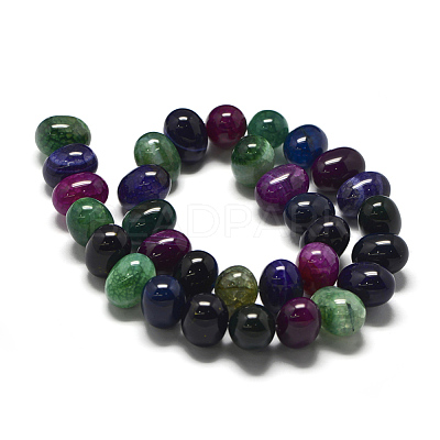 Natural Agate Beads Strands G-E401-F01-1-1