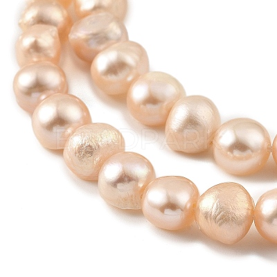 Natural Cultured Freshwater Pearl Beads Strands PEAR-A006-08B-1