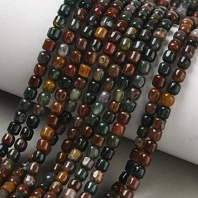 Natural Indian Agate Beads Strands X-GG-CBAC70A-A02-1