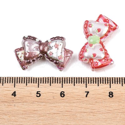 Printed Opaque Acrylic Beads MACR-B838-09-1