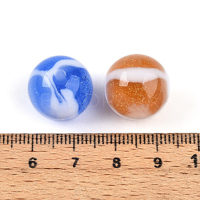 Two Tone Opaque Resin Beads X1-RESI-N042-16mm-16-1