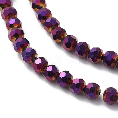 Electroplate Glass Beads Strands LS-EGLA-K015-09E-1