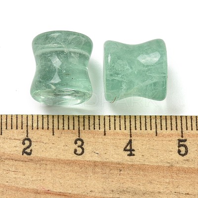 Natural Green Aventurine Ear Gauges Flesh Tunnels Plugs EJEW-P293-02B-1