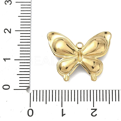 304 Stainless Steel & Glass Pendants STAS-G371-16G-04-1