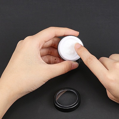 Plastic Cosmetics Cream Jar DIY-BC0001-98-1