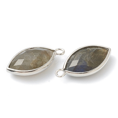 Natural Labradorite Pendants G-B009-01P-G-1
