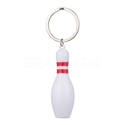 ABS Plastic Sports Ball Theme Pendants Keychains KEYC-JKC00659-04-1