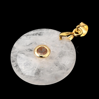 Natural Quartz Crystal Pendants GG-CBA260E-03G-10-1