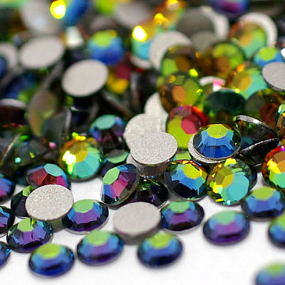 Glass Flat Back Rhinestone X-RGLA-C002-SS6-001VM-1
