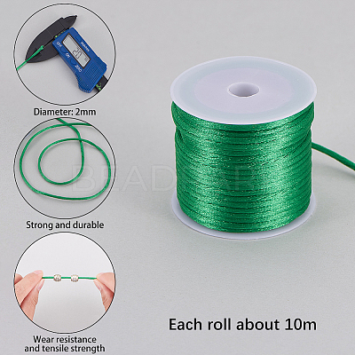 Nylon Satin Rattail Cord NWIR-PH0001-40B-1