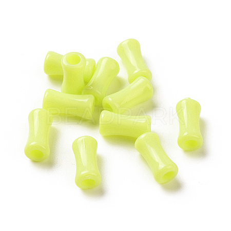 Opaque Acrylic Beads OACR-E015-01C-1