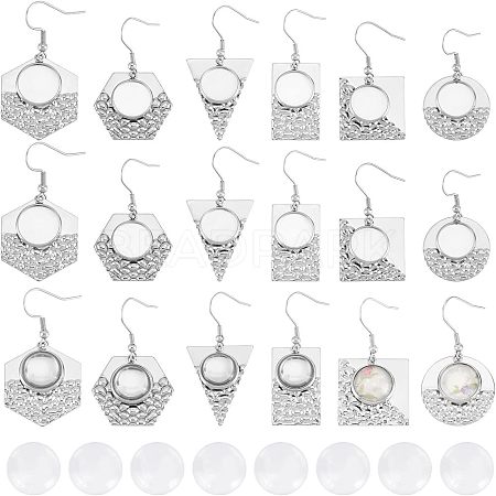 DIY Geometric Dangle Earring Making Kits FIND-CA0004-70-1