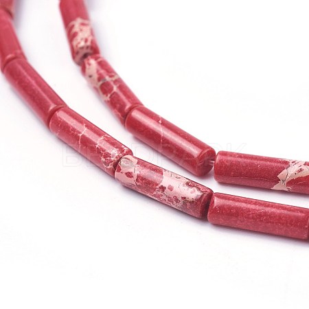 Natural Imperial Jasper Beads Strands G-E508-04A-1
