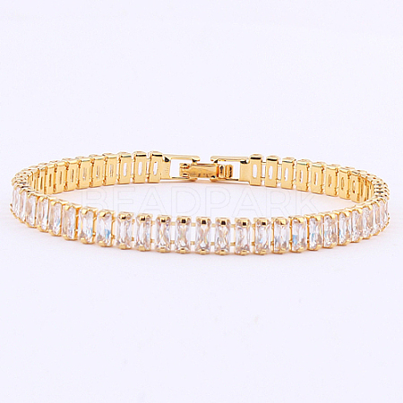 Cubic Zirconia Tennis Bracelets ND9317-6-1