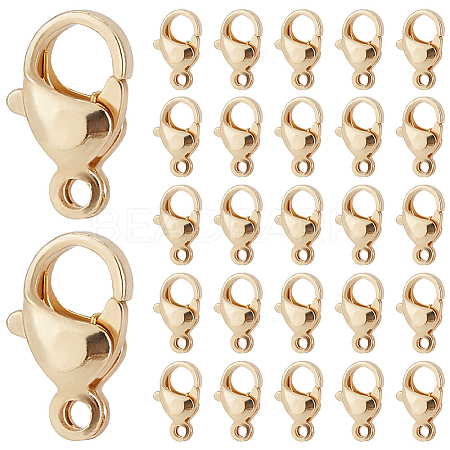 304 Stainless Steel Lobster Claw Clasps STAS-SP0001-73C-1