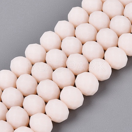 Glass Beads Strands EGLA-A034-P8mm-MD17-A-1