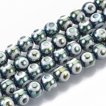Electroplate Glass Beads Strands LS-EGLA-T012-02D-8MM-1