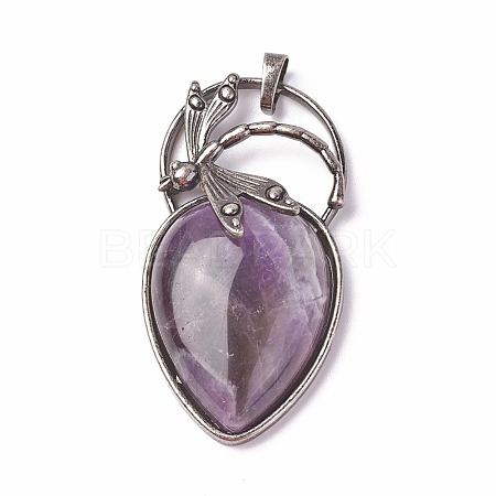 Natural Amethyst Pendants G-I220-G06-1