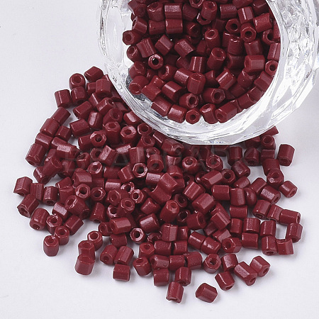 8/0 Two Cut Glass Seed Beads SEED-S033-06A-06-1
