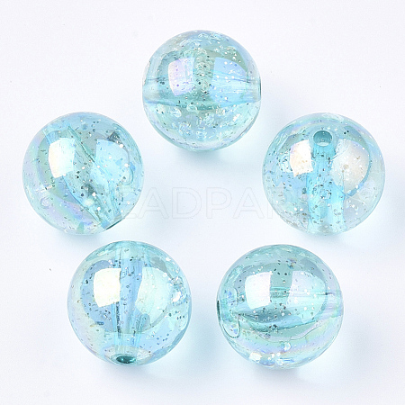 Transparent Acrylic Beads TACR-T006-01A-03-1