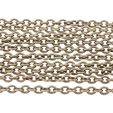 5 Yard Soldered Brass Cable Chains CHC-PH0001-05AB-FF-1