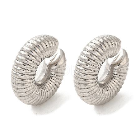 Non-Tarnish 304 Stainless Steel Ear Cuff Findings STAS-O006-07C-P-1