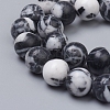 Natural Gemstone Imitation Zebra Jasper Beads Strands G-G829-07-10mm-3