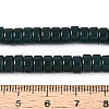 Opaque Solid Color Glass Beads Strands GLAA-N026-3x6mm-10-4