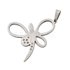 304 Stainless Steel Pendants STAS-F313-05P-1