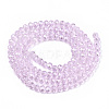 Electroplate Glass Beads Strands EGLA-A034-T3mm-A22-2
