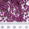 12/0 Baking Paint Glass Round Seed Beads SEED-S036-01A-10-3
