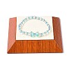 Square Wood Pesentation Jewelry Bracelets Display Tray ODIS-P008-16B-3