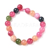 Dyed Natural Malaysia Jade Beads Strands G-G021-02C-26-4