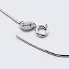 Rhodium Plated 925 Sterling Silver Chain Necklaces STER-F039-14P-2