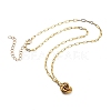 (Jewelry Parties Factory Sale)Love Knot Pendant Necklaces NJEW-JN03007-2