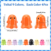 36Pcs 9 Colors Opaque Acrylic Beads MACR-SC0001-61-2