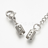 Tarnish Resistant 304 Stainless Steel Chain Extender LS-X-STAS-S076-90-2