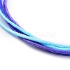 Segment Dyed Polyester Threads Multi-strand Bracelets BJEW-JB05672-01-2