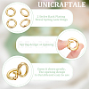 Rack Plating Brass Spring Gate Rings KK-UN0003-05B-5