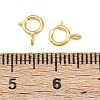 925 Sterling Silver Spring Ring Clasps STER-K167-076A-G-5