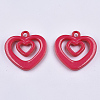 Opaque Acrylic Pendants X-SACR-N008-014-2