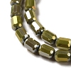 Electroplate Glass Beads Strands EGLA-D031-01G-3