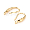 Rack Plating Eco-friendly Brass Earring Hooks KK-D075-09G-RS-2
